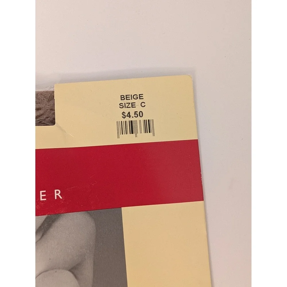 Avenue Day Sheer Pantyhose Beige Size C Made in USA Vintage Hosiery NIP